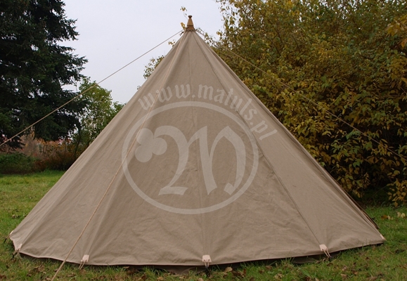 lniany namiot stożek