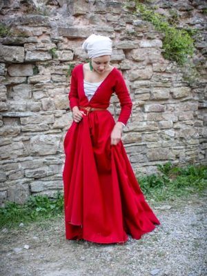 Woman`s Gown - Late 15th C - German Style