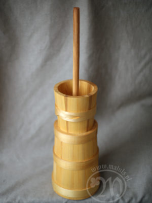 Wooden buttern churn