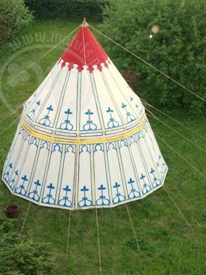 malowany namiot parasol