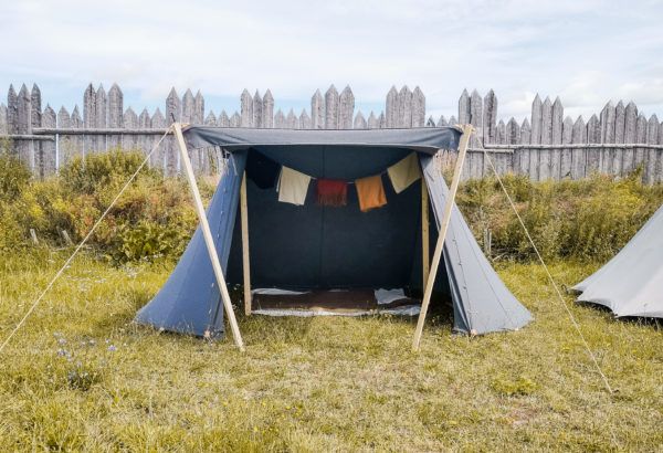 woolen viking tent